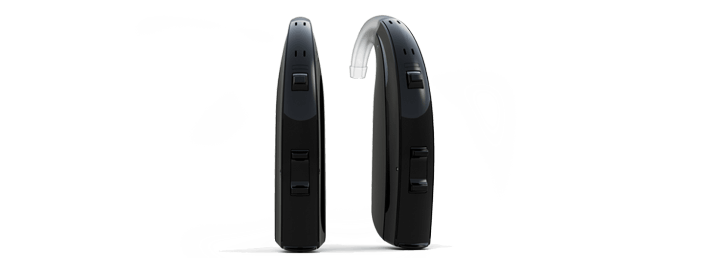 Pair of ReSound ENZO hearing aids. 