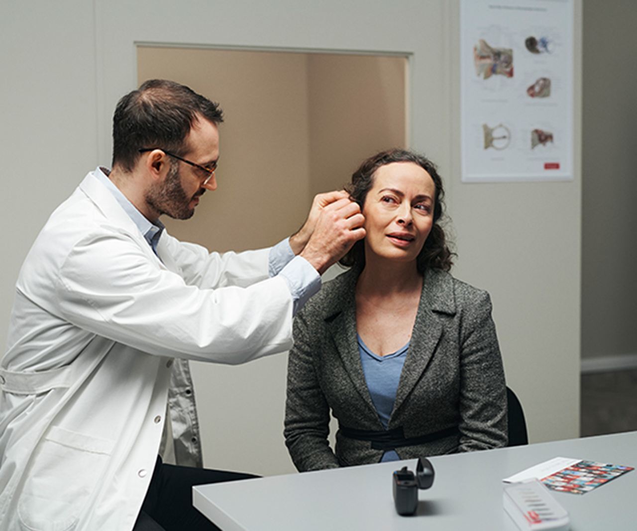 Audiologist fitting | Resound hearing aids