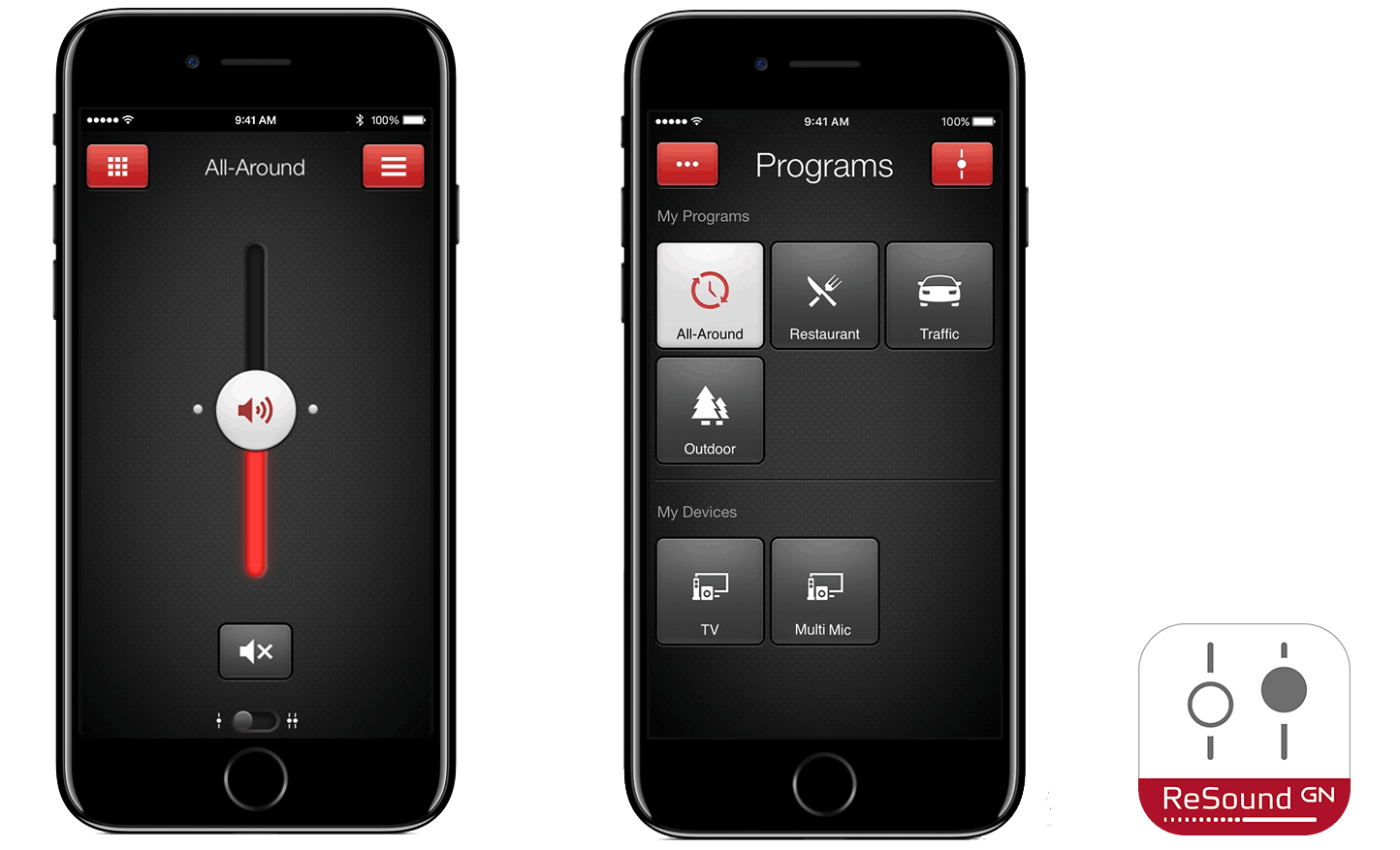ReSound Smart app screen.
