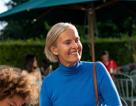 Woman wearing Resound ONE Custom Hearing aids